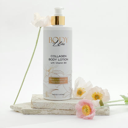 Lilies & Harmony Collagen Body Lotion with Vitamin B3 — 473ml