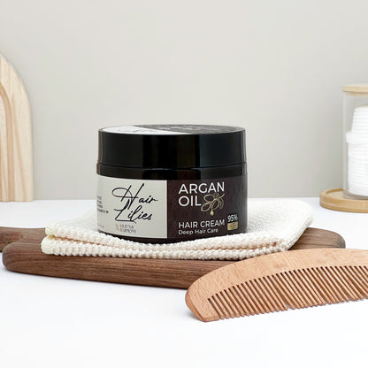 Hair Lilies By Lilies & Harmony Argan Oil Leave-In Hair Cream 300ml