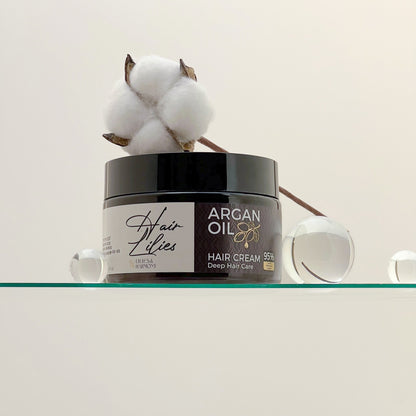 Hair Lilies By Lilies & Harmony Argan Oil Leave-In Hair Cream 300ml